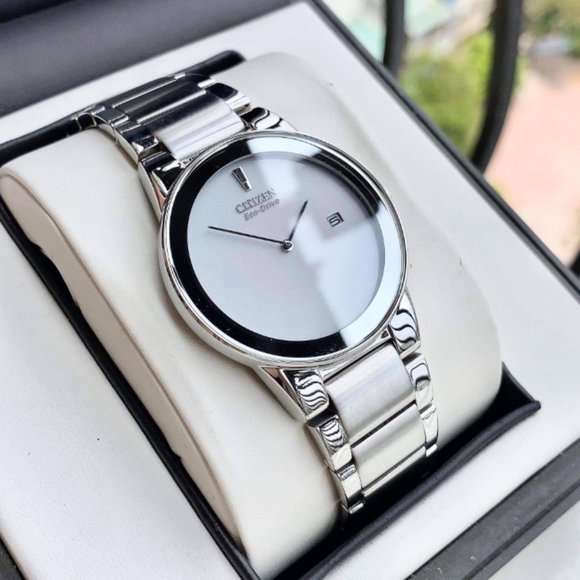 New Citizen Men\'s Silver 40mm Watch!
